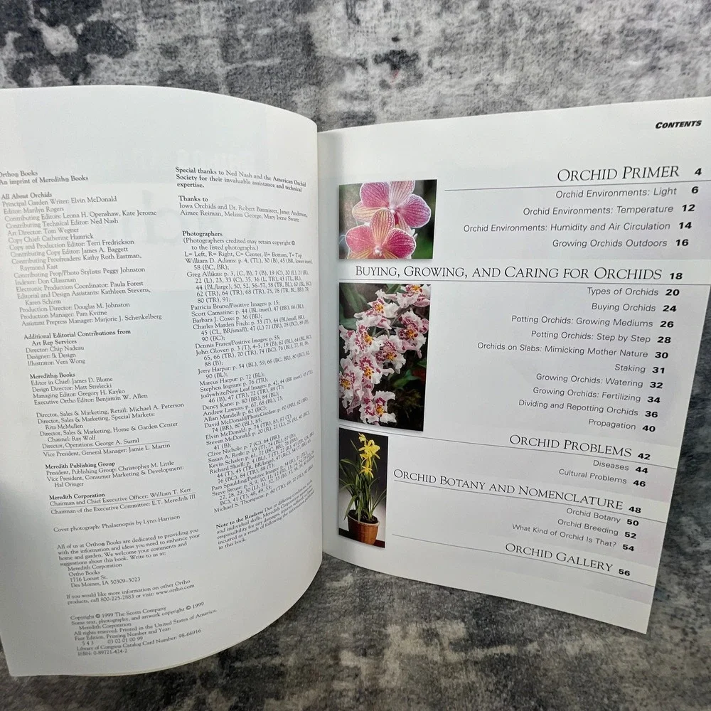 Ortho Whitecap Books Growing Displaying All About Orchids 1990s 2 Book‎ Lot